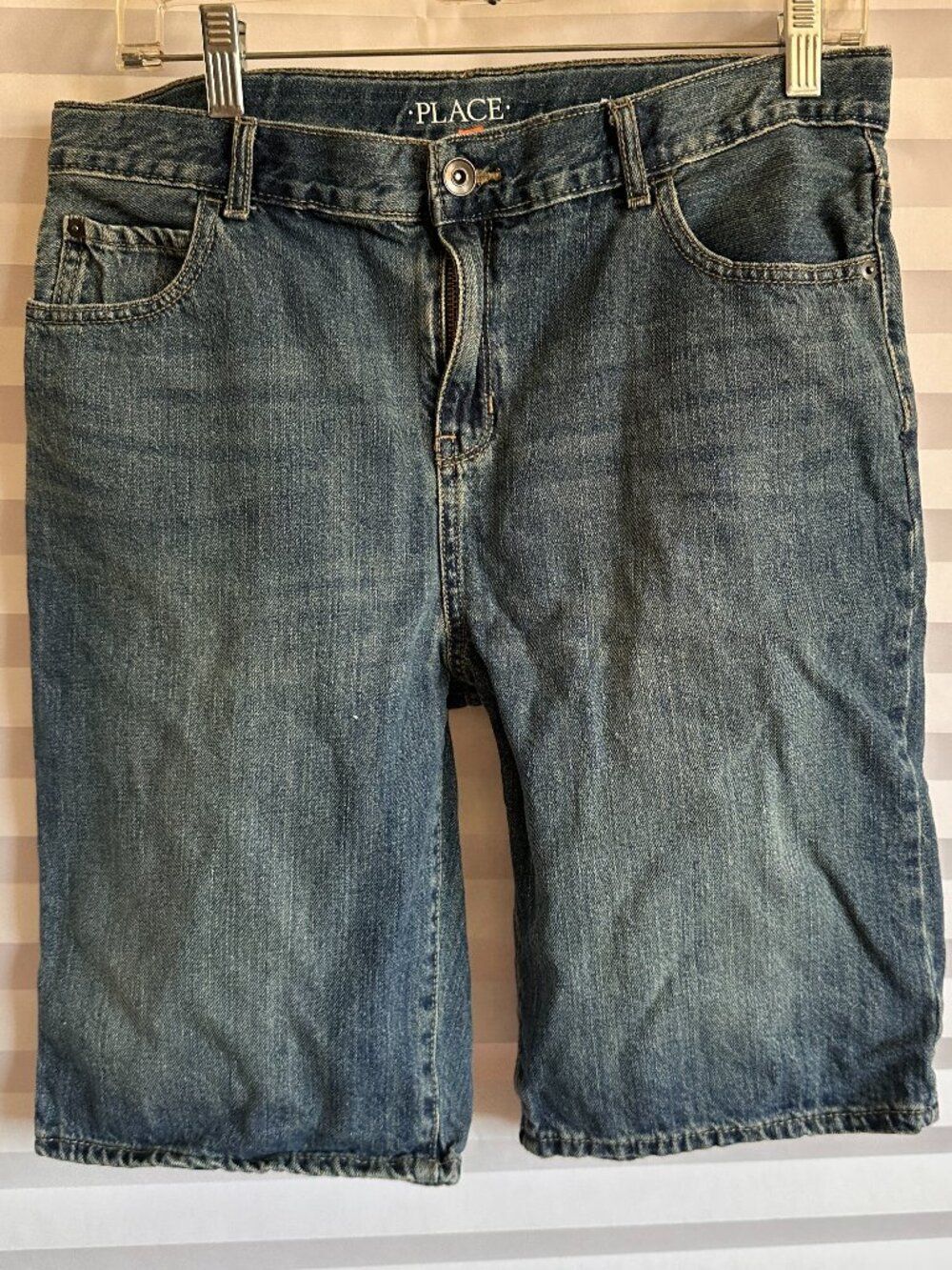 Place Blue Denim Knee-Length Shorts